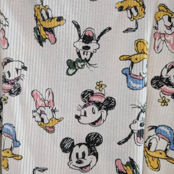 Disney Mickey and Friends Women's Tank Top, Size Large, Ribbed, Stretchy, Soft - Picture 5 of 10